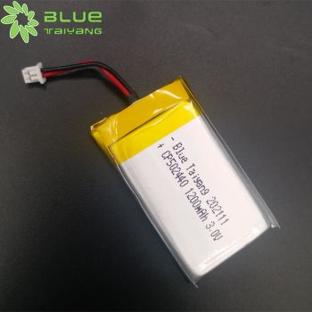 鋰錳電池CP502440 3.0V 1200mAh 鋰錳軟包煙霧報警器一次性軟包電池