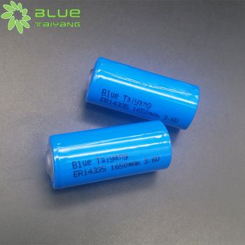 ER14335 3.6V 1650mAh 鋰亞硫酰氯電池