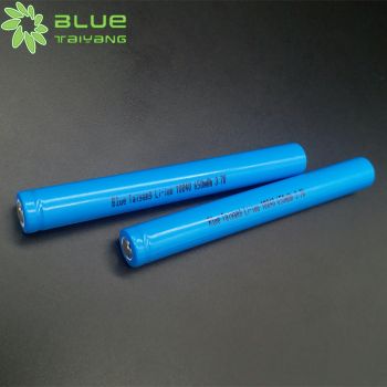 10840 650mah 3.7V 可充電長條形圓柱形鋰離子電池