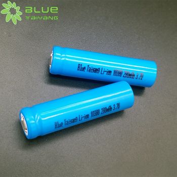 10380 280mah 3.7V 異形圓柱形鋰離子電池