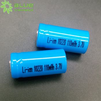 10220 110mah 3.7V 異形圓柱形鋰離子電池