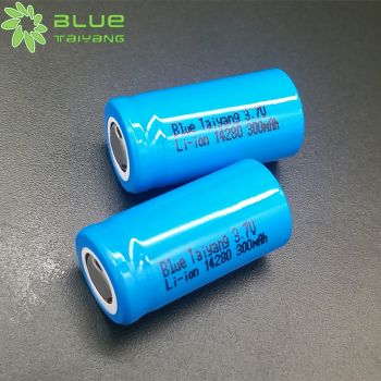 14280 300mah 3.7V 異形圓柱形鋰離子電池