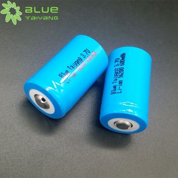 16280 600mah 3.7V 異形圓柱形鋰離子電池