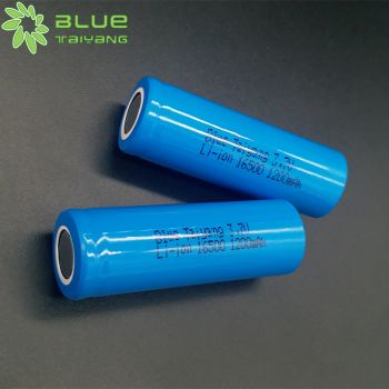 16500 1200mah 3.7V 異形圓柱形鋰離子電池