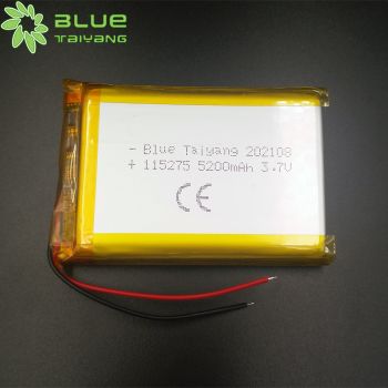 純鈷酸鋰聚合物電池 115275 3.7v 5200mAh 鋰電池