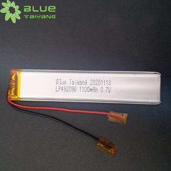 聚合物鋰電池LP492098 3.7V 1100mAh 游戲手柄聚合物鋰電池