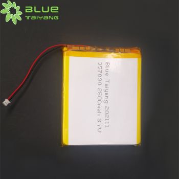 357090 3.7v 2500mAh 聚合物鋰電池定制 早教機學習機平板超薄聚合物電池