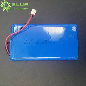 3.7v 8000mAh LP8065113 1s1p 聚合物大容量鋰電池 充電寶移動(dòng)電源電池