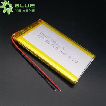 LP755590 3.7v 5000mAh 內(nèi)置聚合物鋰電池 移動電源