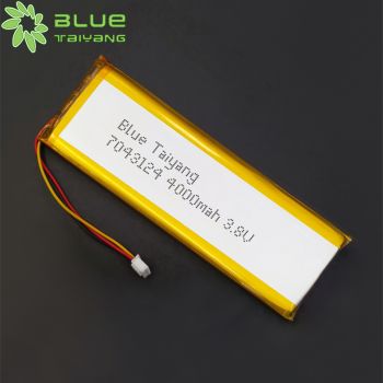 LP7043124 4000mAh 3.8V 聚合物鋰電池4.35V 便攜式風扇