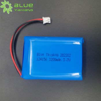 3.7v聚合物鋰電池組 LP124156 3.7v 3200mah 對講機原裝電池