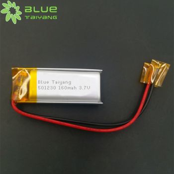 點讀筆環(huán)保聚合物電池 501230 160mah 3.7V 用于錄音筆小型鋰電池