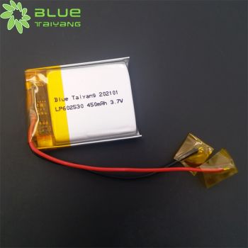 方形聚合物電池 602530 450mah 3.7V 電動(dòng)紅酒開瓶器鋰聚合物電池