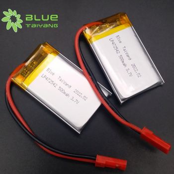 定制鋰聚合物小電池 472542 500mah 3.7v 插卡音響 嬰兒監(jiān)護(hù)儀 藍(lán)牙耳機