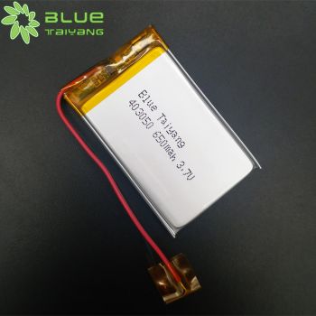 可充電 3.7v 650mah 聚合物鋰電池LP403050 美容儀電池