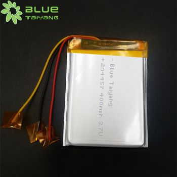 2mm超薄卡片聚合物鋰電池LP204457 400mAh 3.7V 關(guān)于儀表胸牌鋰電池