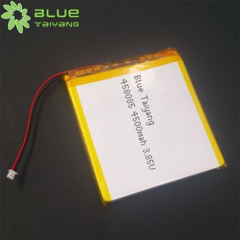 4.4v高壓聚合物鋰電池 458085 4500mah 3.85V 用于智能移動機(jī)器人