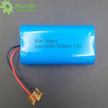 定制2-18650 1500mah 7.4V 2s1p 遙控車18650鋰離子電池