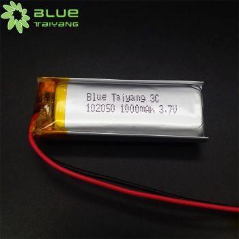 3C鋰電池102050 3.7v 1000mAh 電子游戲機(jī)禮品游戲手柄聚合物鋰電池