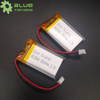 鋰離子聚合物可充電池 850mah 3.7v 802540 高質(zhì)量儀器儀表鋰電池