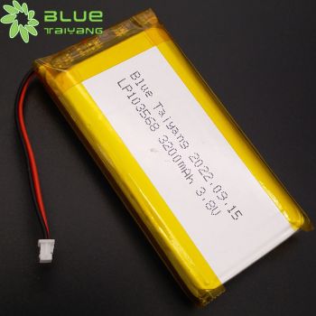 可充電3.8v高壓鋰聚合物鋰電池 103568 3200mah 導(dǎo)航游戲機專用電池