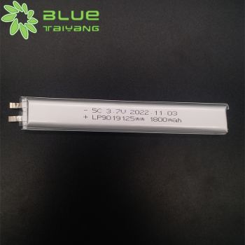 異型電子筆鋰電池 5C放電 LP9019125 1800mah 3.7V 長(zhǎng)條形聚合物電池