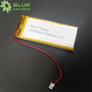 聚合物電池 583083 1500mah 3.7v 關于磁性底座探照燈 led輕便手提燈鋰電池