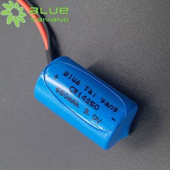 圓柱形鋰錳電池 CR14250 650mah 3.0V  用于無線安全警報系統(tǒng)、跟蹤定位系統(tǒng)、信號燈及示位傳送器