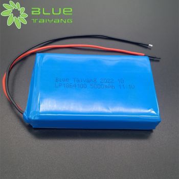 LP1864100 11.1v 12v 5000mah 高質(zhì)量智能型聚合物鋰電池組 用于高端儀器內(nèi)置電池