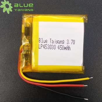 453030 450mah 3.7v 聚合物鋰電池用于行車記錄儀、臺(tái)燈聚合物電池