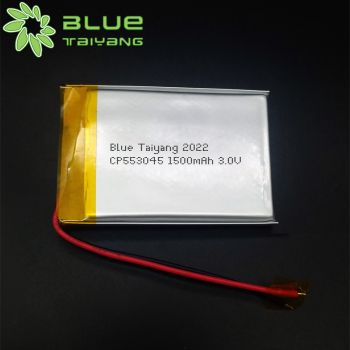 一次性鋰二氧化錳電池 CP553045 3.0V 1500mAh  用于便攜式通訊設(shè)備、醫(yī)療儀器