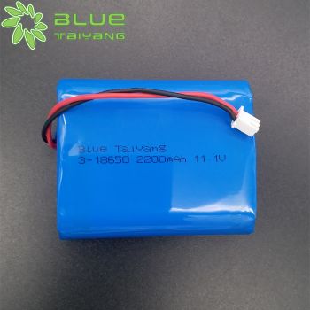 2200mah 11.1v 18650鋰離子電池組用于鋰離子電池礦燈 攝影器材 led礦燈