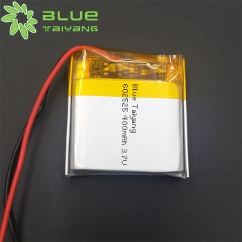 小聚合物軟包電池602525 400mah 3.7V 用于智能手表