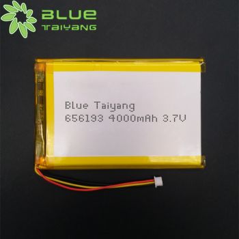 656193 4000mAh 3.7V 可充電鋰電池 強(qiáng)續(xù)航對講機(jī)內(nèi)置鋰電池