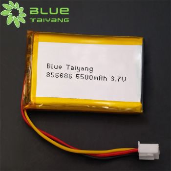 855686 5500mAh 3.7V 移動(dòng)電源 測(cè)試儀大容量聚合物鋰電池