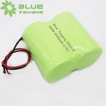 定制鎳氫電池組 D8000mah 2.4V 應(yīng)急燈充電電池組 智能遙控器內(nèi)置電池