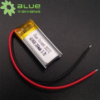 廠家定制小體積大容量足容聚合物鋰電池 601430 200mah 3.7V 用于定位器追蹤器