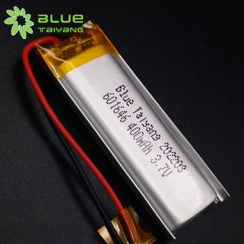 廠家直銷定制601646 400mah 3.7V 安全環(huán)保錄音筆內(nèi)置聚合物鋰電池