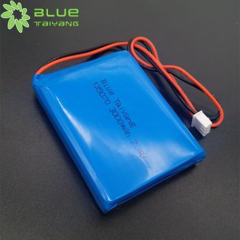 135070 聚合物鋰離子電池組 7.4V 3000mAh 聚合物電池組價格 監(jiān)控攝像儀