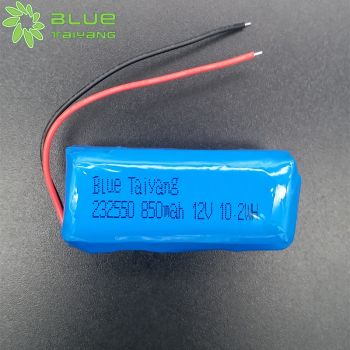 LP232550 12v 850mah 11.1V 可充電小型聚合物電池組 用于玩具模型/夜光風(fēng)箏等內(nèi)置電池