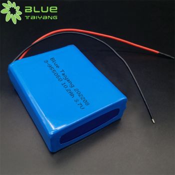 3.7V聚合物電池組 10.2Ah 10ah 10200mah 10000mah 戶外攝像頭聚合物三元鋰電池組 3-955050