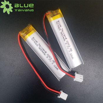 101665 900mah 3.7V 可充電手持小型設備聚合物鋰電池