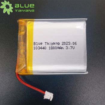 可充電聚合物鋰電池 103440 3.7v 1800mah 用于掃地機內(nèi)置鋰電池