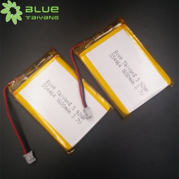 可充電理療儀鋰聚合物電池 554464 1600mah 3.7V 有庫存可定制