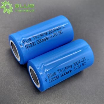 可充電 18350 800mah 3.7V 5C 異形圓柱鋰離子電池