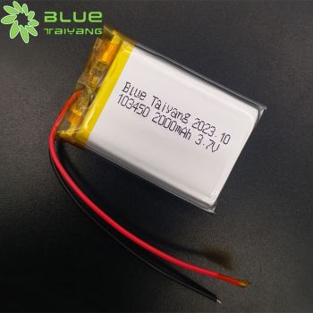 103450 2000mah 3.7V 鋰聚合物軟包倍率電池 補水儀 空氣凈化器