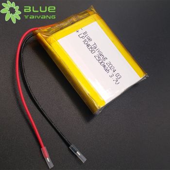 104050 2500mAh 3.7V 鋰離子聚合物鋰電池 用于無線掃描儀發(fā)熱片導航儀