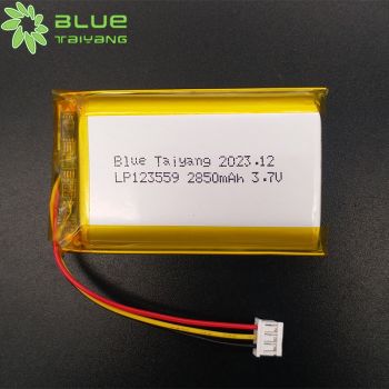 123559 3.7v 2850mAh 高聚能鋰離子電池 老人機(jī)內(nèi)置鋰電池