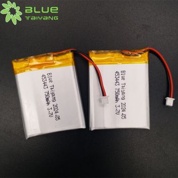 453443 3.7V 750mah 2.775wh 純鈷可充電聚合物鋰電池 電力系統(tǒng)解碼器內(nèi)置電池